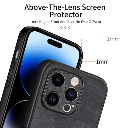 Vintage Leather PC Back Cover Phone Case