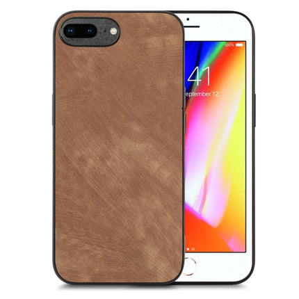 Vintage Leather PC Back Cover Phone Case, For iPhone 7 Plus / 8 Plus, For iPhone 6 Plus / 6s Plus, For iPhone 6 / 6s