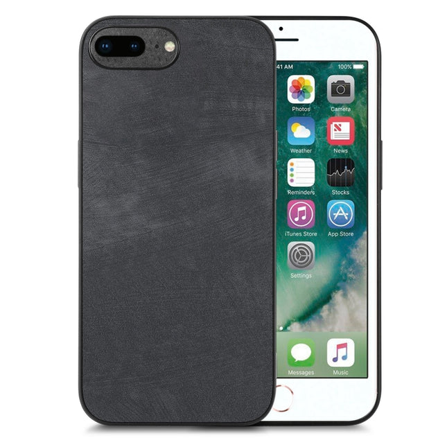 Vintage Leather PC Back Cover Phone Case, For iPhone 7 Plus / 8 Plus, For iPhone 6 Plus / 6s Plus, For iPhone 6 / 6s