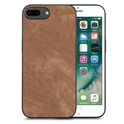 Vintage Leather PC Back Cover Phone Case, For iPhone 7 Plus / 8 Plus, For iPhone 6 Plus / 6s Plus, For iPhone 6 / 6s