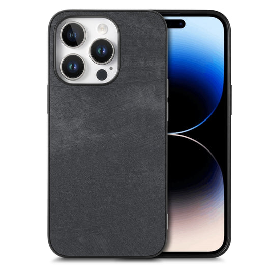 Vintage Leather PC Back Cover Phone Case, For iPhone 16 Pro Max, For iPhone 16 Pro, For iPhone 16 Plus, For iPhone 16