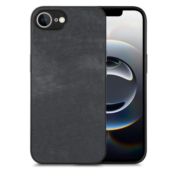 Vintage Leather PC Back Cover Phone Case, For iPhone 17e / 16e, For iPhone 17 Pro Max, For iPhone 17 Pro, For iPhone 17