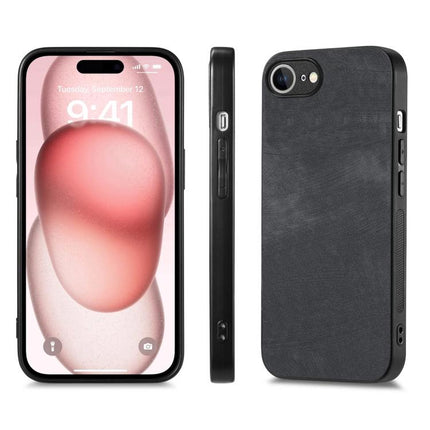 Vintage Leather PC Back Cover Phone Case, For iPhone 17e / 16e, For iPhone 17 Pro Max, For iPhone 17 Pro, For iPhone 17