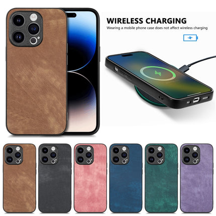 Vintage Leather PC Back Cover Phone Case, For iPhone 7 Plus / 8 Plus, For iPhone 6 Plus / 6s Plus, For iPhone 6 / 6s
