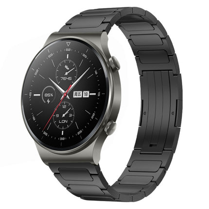 22mm I-Shaped Titanium Alloy Watch Band, For Honor Watch GS 3, For Huawei Watch GT3 46mm, For Huawei Watch GT Runner, For Huawei Watch 3 Pro, For Huawei Watch 3, For Huawei GT2 Pro, For Huawei GT2 46mm