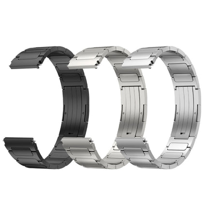 22mm I-Shaped Titanium Alloy Watch Band, For Honor Watch GS 3, For Huawei Watch GT3 46mm, For Huawei Watch GT Runner, For Huawei Watch 3 Pro, For Huawei Watch 3, For Huawei GT2 Pro, For Huawei GT2 46mm
