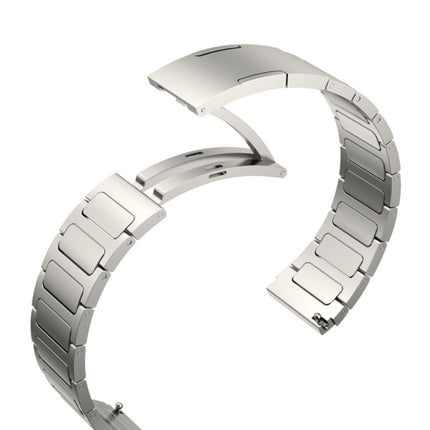 22mm I-Shaped Titanium Alloy Watch Band, For Honor Watch GS 3, For Huawei Watch GT3 46mm, For Huawei Watch GT Runner, For Huawei Watch 3 Pro, For Huawei Watch 3, For Huawei GT2 Pro, For Huawei GT2 46mm