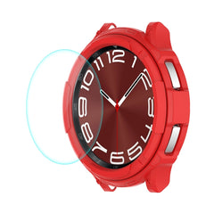 ENKAY Hat-Prince 2 in 1 TPU Armor Watch Case + 0.2mm 9H Tempered Glass Screen Protector, For Samsung Galaxy Watch6 Classic 47mm, For Samsung Galaxy Watch6 Classic 43mm