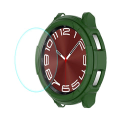 ENKAY Hat-Prince 2 in 1 TPU Armor Watch Case + 0.2mm 9H Tempered Glass Screen Protector, For Samsung Galaxy Watch6 Classic 47mm, For Samsung Galaxy Watch6 Classic 43mm