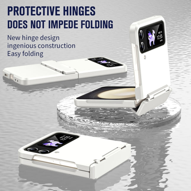 Diamond Case-film Integral Hinge Shockproof Phone Case, For Galaxy Z Flip4, For Galaxy Z Flip3