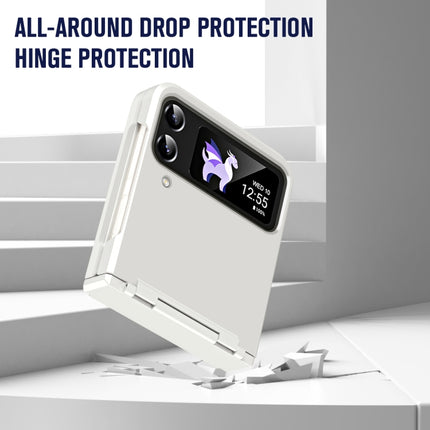 Diamond Case-film Integral Hinge Shockproof Phone Case, For Galaxy Z Flip4, For Galaxy Z Flip3