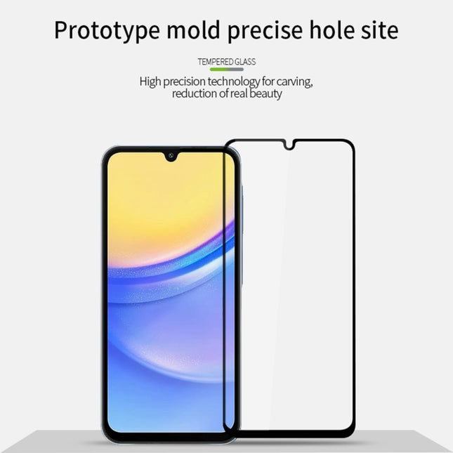 PINWUYO 9H 2.5D Full Screen Tempered Glass Film, For Galaxy M55, For Galaxy S24+ 5G, For Galaxy S24 5G, For Galaxy A15, For Galaxy A05, For Galaxy A05s, For Galaxy A17 / A16 / A26, For Galaxy A35 / A55
