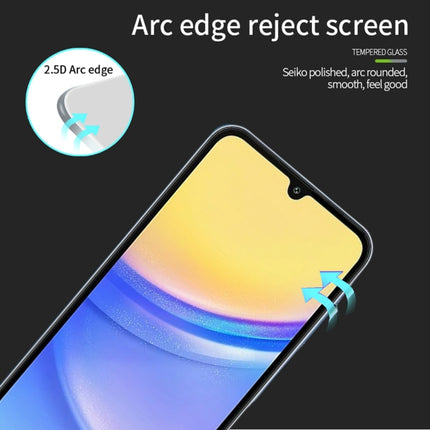 PINWUYO 9H 2.5D Full Screen Tempered Glass Film, For Galaxy M55, For Galaxy S24+ 5G, For Galaxy S24 5G, For Galaxy A15, For Galaxy A05, For Galaxy A05s, For Galaxy A17 / A16 / A26, For Galaxy A35 / A55