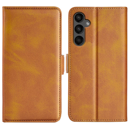 Dual-side Magnetic Buckle Horizontal Flip Leather Phone Case, For Samsung Galaxy A15, For Samsung Galaxy A05, For Samsung Galaxy A05s, For Samsung Galaxy M36 5G / F36 5G
