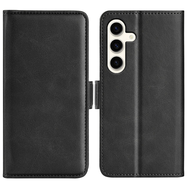 Dual-side Magnetic Buckle Horizontal Flip Leather Phone Case, For Samsung Galaxy S24+ 5G, For Samsung Galaxy S24 5G, For Samsung Galaxy A15, For Samsung Galaxy A05