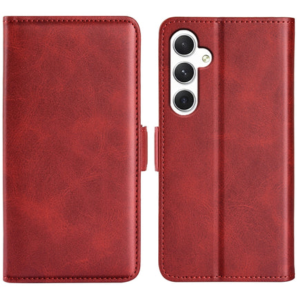 Dual-side Magnetic Buckle Horizontal Flip Leather Phone Case, For Samsung Galaxy A35, For Samsung Galaxy S24 Ultra 5G, For Samsung Galaxy S24+ 5G, For Samsung Galaxy S24 5G