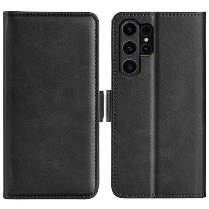 Dual-side Magnetic Buckle Horizontal Flip Leather Phone Case, For Samsung Galaxy A35, For Samsung Galaxy S24 Ultra 5G, For Samsung Galaxy S24+ 5G, For Samsung Galaxy S24 5G