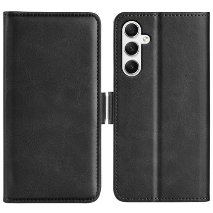 Dual-side Magnetic Buckle Horizontal Flip Leather Phone Case, For Samsung Galaxy A35, For Samsung Galaxy S24 Ultra 5G, For Samsung Galaxy S24+ 5G, For Samsung Galaxy S24 5G