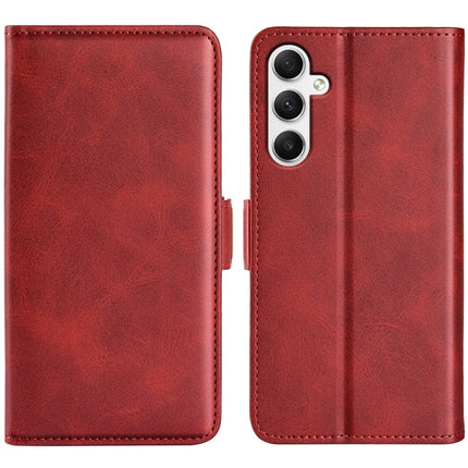 Dual-side Magnetic Buckle Horizontal Flip Leather Phone Case, For Samsung Galaxy A35, For Samsung Galaxy S24 Ultra 5G, For Samsung Galaxy S24+ 5G, For Samsung Galaxy S24 5G