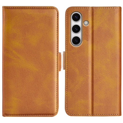 Dual-side Magnetic Buckle Horizontal Flip Leather Phone Case, For Samsung Galaxy S25+ 5G, For Samsung Galaxy S25 Ultra 5G, For Samsung Galaxy A16, For Samsung Galaxy S24 FE 5G