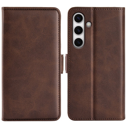 Dual-side Magnetic Buckle Horizontal Flip Leather Phone Case, For Samsung Galaxy S25+ 5G, For Samsung Galaxy S25 Ultra 5G, For Samsung Galaxy A16, For Samsung Galaxy S24 FE 5G
