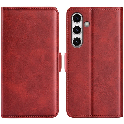 Dual-side Magnetic Buckle Horizontal Flip Leather Phone Case, For Samsung Galaxy S25+ 5G, For Samsung Galaxy S25 Ultra 5G, For Samsung Galaxy A16, For Samsung Galaxy S24 FE 5G