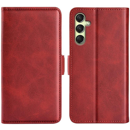 Dual-side Magnetic Buckle Horizontal Flip Leather Phone Case, For Samsung Galaxy S25+ 5G, For Samsung Galaxy S25 Ultra 5G, For Samsung Galaxy A16, For Samsung Galaxy S24 FE 5G
