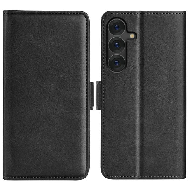 Dual-side Magnetic Buckle Horizontal Flip Leather Phone Case, For Samsung Galaxy S25+ 5G, For Samsung Galaxy S25 Ultra 5G, For Samsung Galaxy A16, For Samsung Galaxy S24 FE 5G