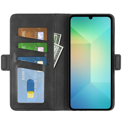 Dual-side Magnetic Buckle Horizontal Flip Leather Phone Case, For Samsung Galaxy A06 5G, For Samsung Galaxy A26, For Samsung Galaxy A36, For Samsung Galaxy S25 5G