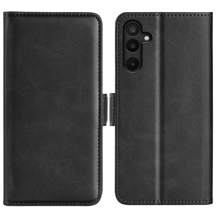 Dual-side Magnetic Buckle Horizontal Flip Leather Phone Case, For Samsung Galaxy M16 / F16