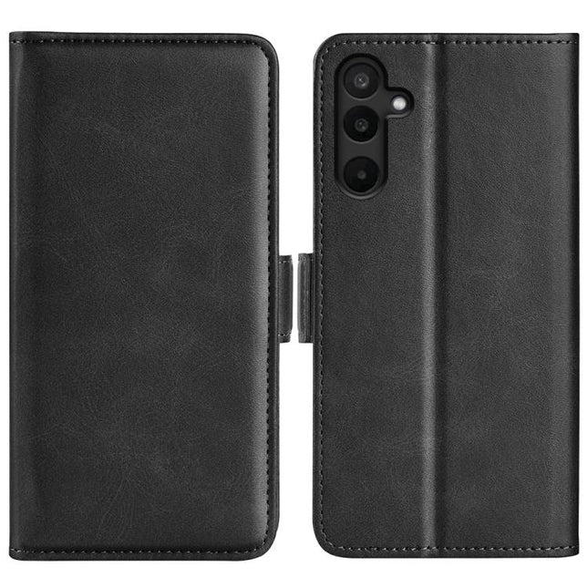 Dual-side Magnetic Buckle Horizontal Flip Leather Phone Case, For Samsung Galaxy M16 / F16