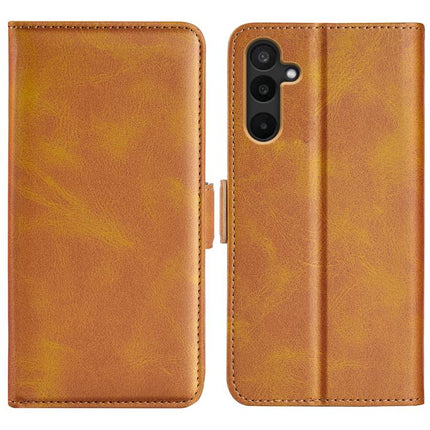 Dual-side Magnetic Buckle Horizontal Flip Leather Phone Case, For Samsung Galaxy M16 / F16