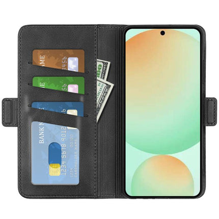 Dual-side Magnetic Buckle Horizontal Flip Leather Phone Case, For Samsung Galaxy S25 FE 5G, For Samsung Galaxy A07 4G, For Samsung Galaxy A17 5G, For Samsung Galaxy S25 Edge 5G