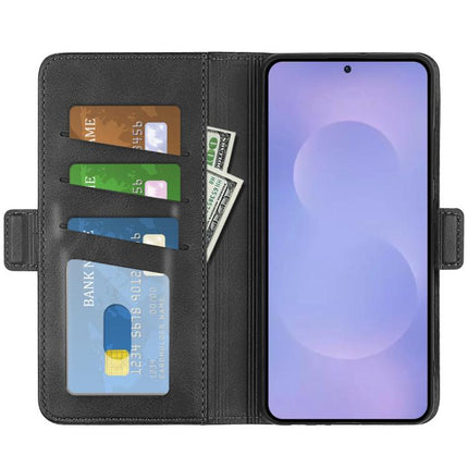 Dual-side Magnetic Buckle Horizontal Flip Leather Phone Case, For Galaxy S26 5G, For Samsung Galaxy A57 5G, For Samsung Galaxy A37 5G, For Samsung Galaxy A27 5G