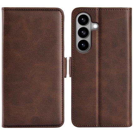 Dual-side Magnetic Buckle Horizontal Flip Leather Phone Case, For Galaxy S26 5G, For Samsung Galaxy A57 5G, For Samsung Galaxy A37 5G, For Samsung Galaxy A27 5G
