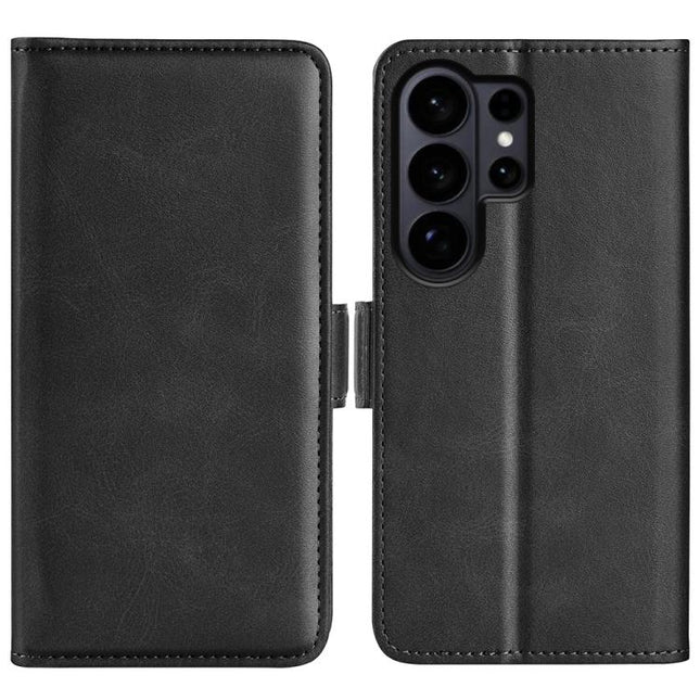 Dual-side Magnetic Buckle Horizontal Flip Leather Phone Case, For Galaxy S26+ 5G, For Galaxy S26 Edge 5G, For Galaxy S26 Ultra 5G, For Samsung Galaxy A57 5G