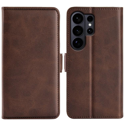Dual-side Magnetic Buckle Horizontal Flip Leather Phone Case, For Galaxy S26 FE 5G, For Galaxy S26+ 5G, For Galaxy S26 Edge 5G, For Galaxy S26 Ultra 5G