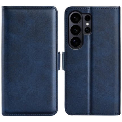 Dual-side Magnetic Buckle Horizontal Flip Leather Phone Case, For Galaxy S26 FE 5G, For Galaxy S26+ 5G, For Galaxy S26 Edge 5G, For Galaxy S26 Ultra 5G