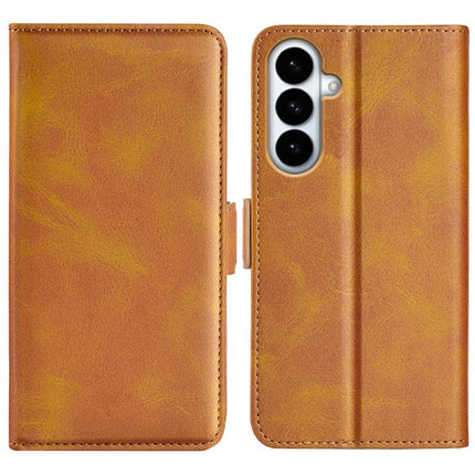 Dual-side Magnetic Buckle Horizontal Flip Leather Phone Case, For Galaxy S26 FE 5G, For Galaxy S26+ 5G, For Galaxy S26 Edge 5G, For Galaxy S26 Ultra 5G