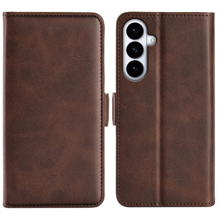 Dual-side Magnetic Buckle Horizontal Flip Leather Phone Case, For Galaxy S26 FE 5G, For Galaxy S26+ 5G, For Galaxy S26 Edge 5G, For Galaxy S26 Ultra 5G