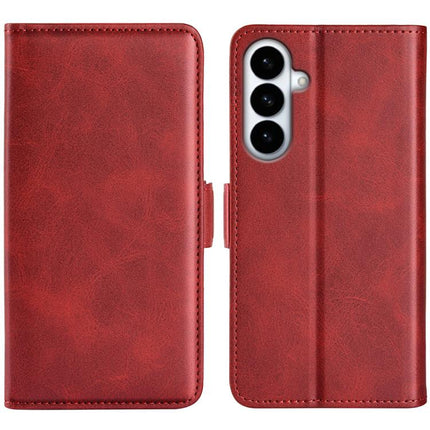 Dual-side Magnetic Buckle Horizontal Flip Leather Phone Case, For Galaxy S26 FE 5G, For Galaxy S26+ 5G, For Galaxy S26 Edge 5G, For Galaxy S26 Ultra 5G