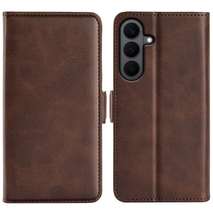 Dual-side Magnetic Buckle Horizontal Flip Leather Phone Case, For Galaxy S27 Ultra 5G, For Galaxy S27 Pro 5G, For Galaxy S27+ 5G, For Galaxy S26 FE 5G