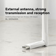 LB-LINK WDN650A For Decktop Computer Laptop Dual Band 650M Wireless USB Network Card