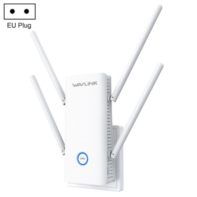 WAVLINK WN583AX1 Ethernet Port AX1800 WiFi6 1.8Gbps Dual Band WiFi Booster Wireless Router, EU Plug