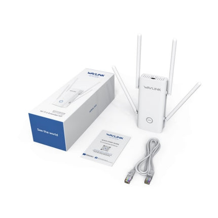 WAVLINK WN583AX1 Ethernet Port AX1800 WiFi6 1.8Gbps Dual Band WiFi Booster Wireless Router, EU Plug