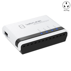 WAVLINK NU516U1 USB2.0 Wireless Printer Server With 10 / 100Mbps LAN / Bridge WiFi, US Plug, UK Plug, EU Plug, AU Plug