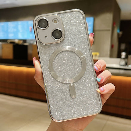 Glitter Electroplating MagSafe TPU Phone Case, For iPhone 15, For iPhone 14 Plus, For iPhone 14