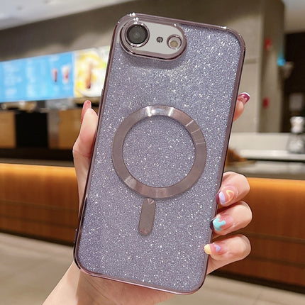 Glitter Electroplating MagSafe TPU Phone Case, For iPhone 14 Pro, For iPhone 14 Pro Max, For iPhone SE 2022 / 7 / 8