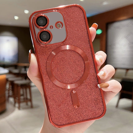 Glitter Electroplating MagSafe TPU Phone Case, For iPhone 16 Pro, For iPhone 16 Plus, For iPhone 16