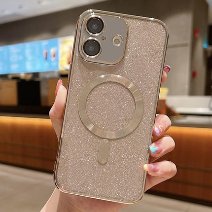 Glitter Electroplating MagSafe TPU Phone Case, For iPhone 17, For iPhone Air, For iPhone 16 Pro Max